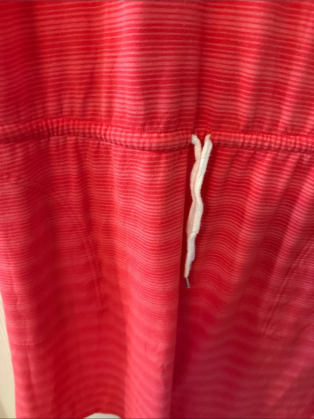 Talbots Coral Pink Sleeveless Collared Knit Romper Dress - Picture 3 of 5